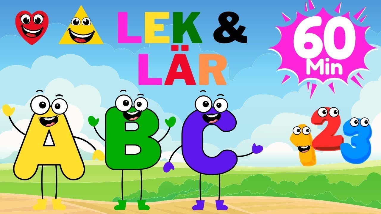 L&auml;r Barn ABC, F&auml;rger, Siffror, Djur & Insekter,  Ord & Spr&aring;kutvecklande &ndash; Pedagogisk Inl&auml;rning