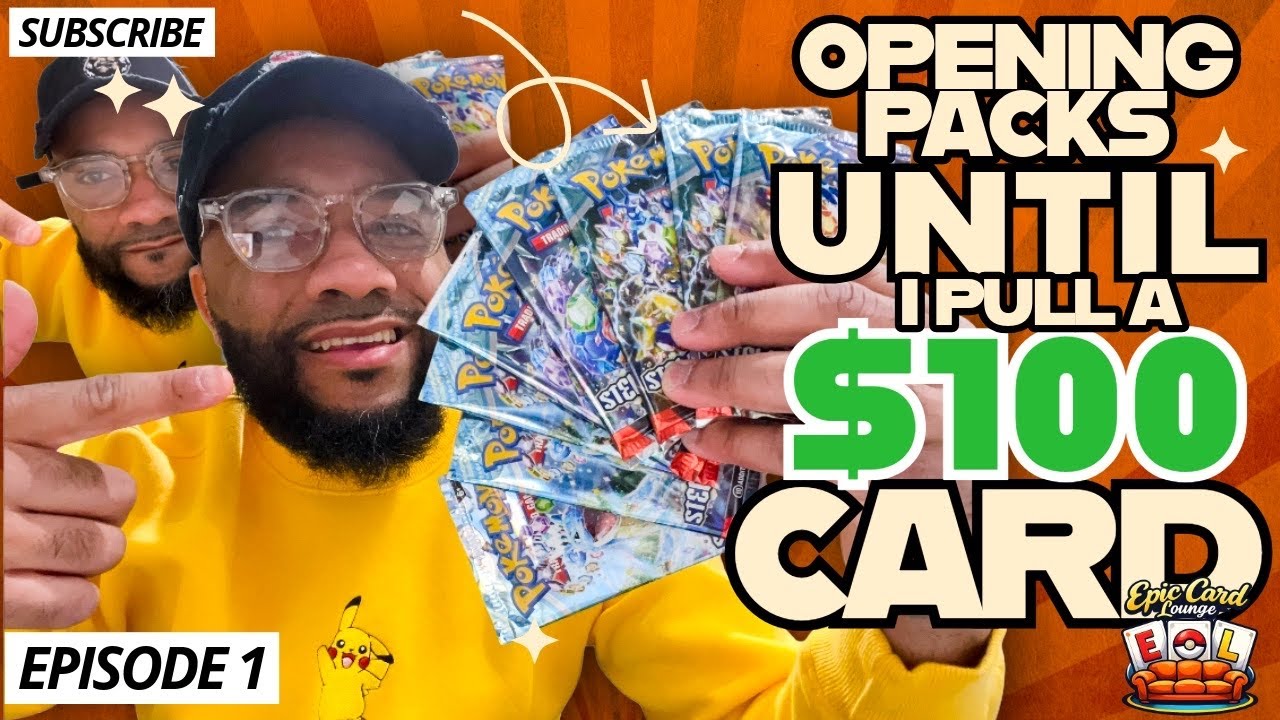 🚨 NEW SERIES 🚨“Opening Packs Until I Pull a $100 Card… EPISODE 1 🔥🔥Will we hit big or take an L?? 👀 