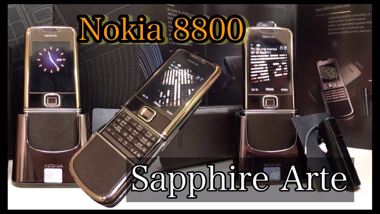 The original Nokia 8800 Sapphire Arte | Full box - Unboxing | Jansuda