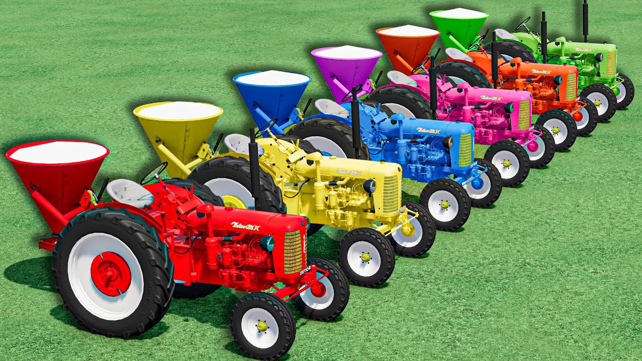 Work with Colors - LIME JOB with ZETOR Mini Tractor | Farming Simulator 22