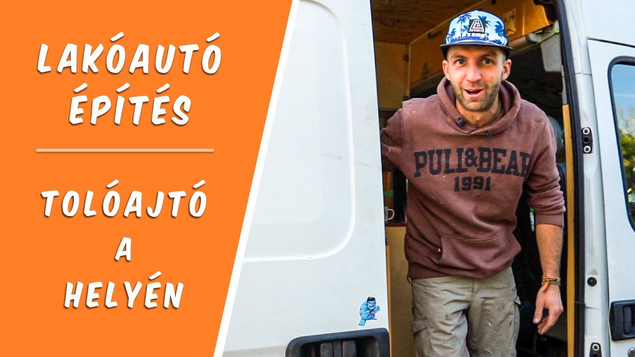 Tolóajtó javítása 🚐🔧🔩👩‍🔧 - Lakóautó építés 13. rész