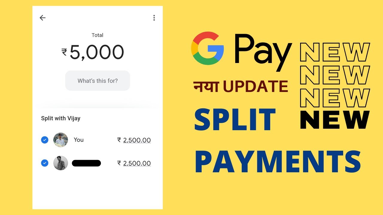Split Bills in Google Pay | Google Pay Payment Split New Update 2022