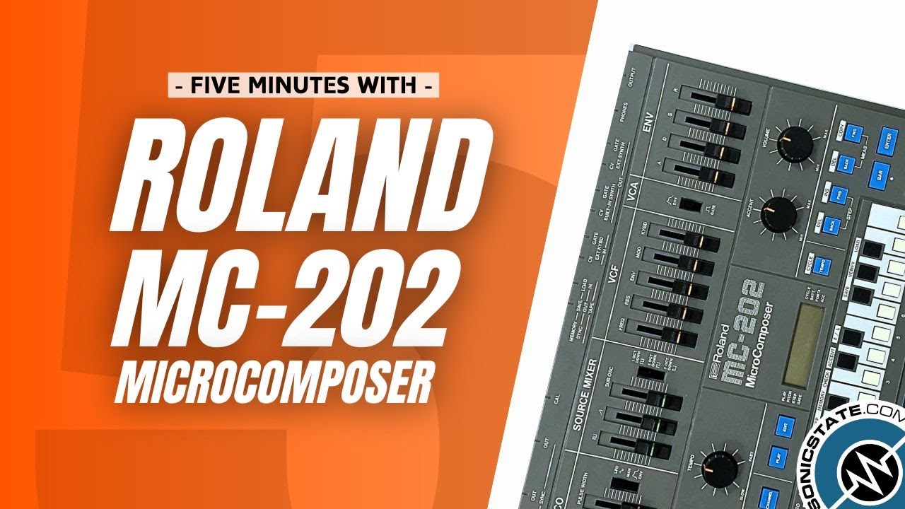 FIVE MINUTES WITH  The Roland MC-202 Micro Composer