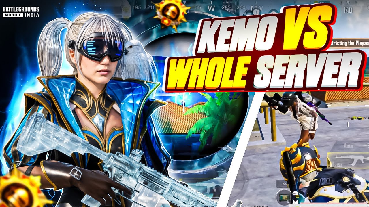 Little kemo vs whole server🔥 in bgmi intense clutches 