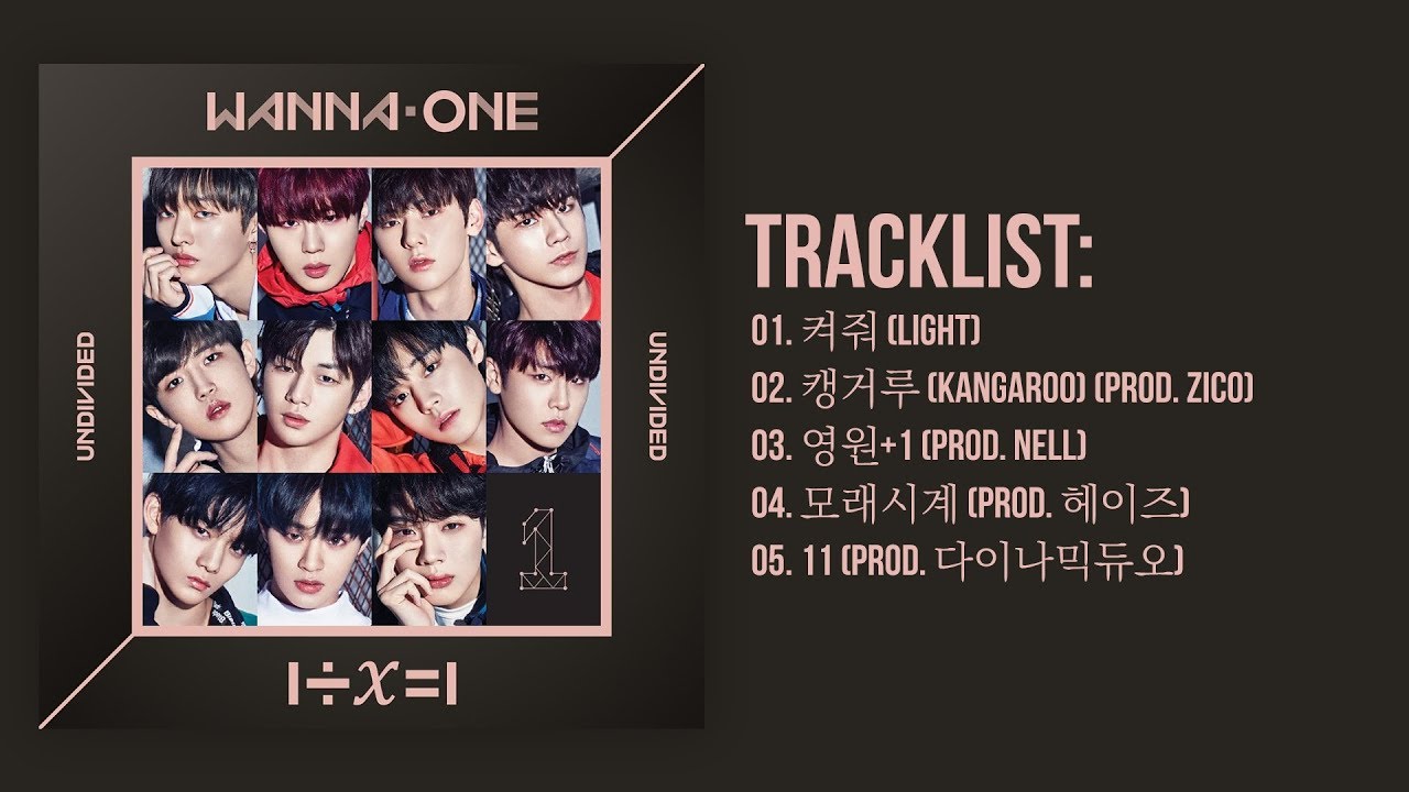 [Full Album] Wanna One (워너원) - 1÷x=1 UNDIVIDED