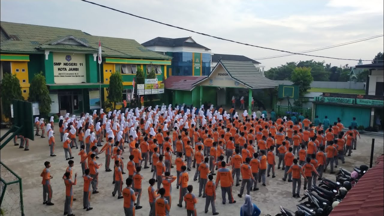 Senam sehat bersama Spenseb Kelas 8, Jum'at 30 Januari 2026