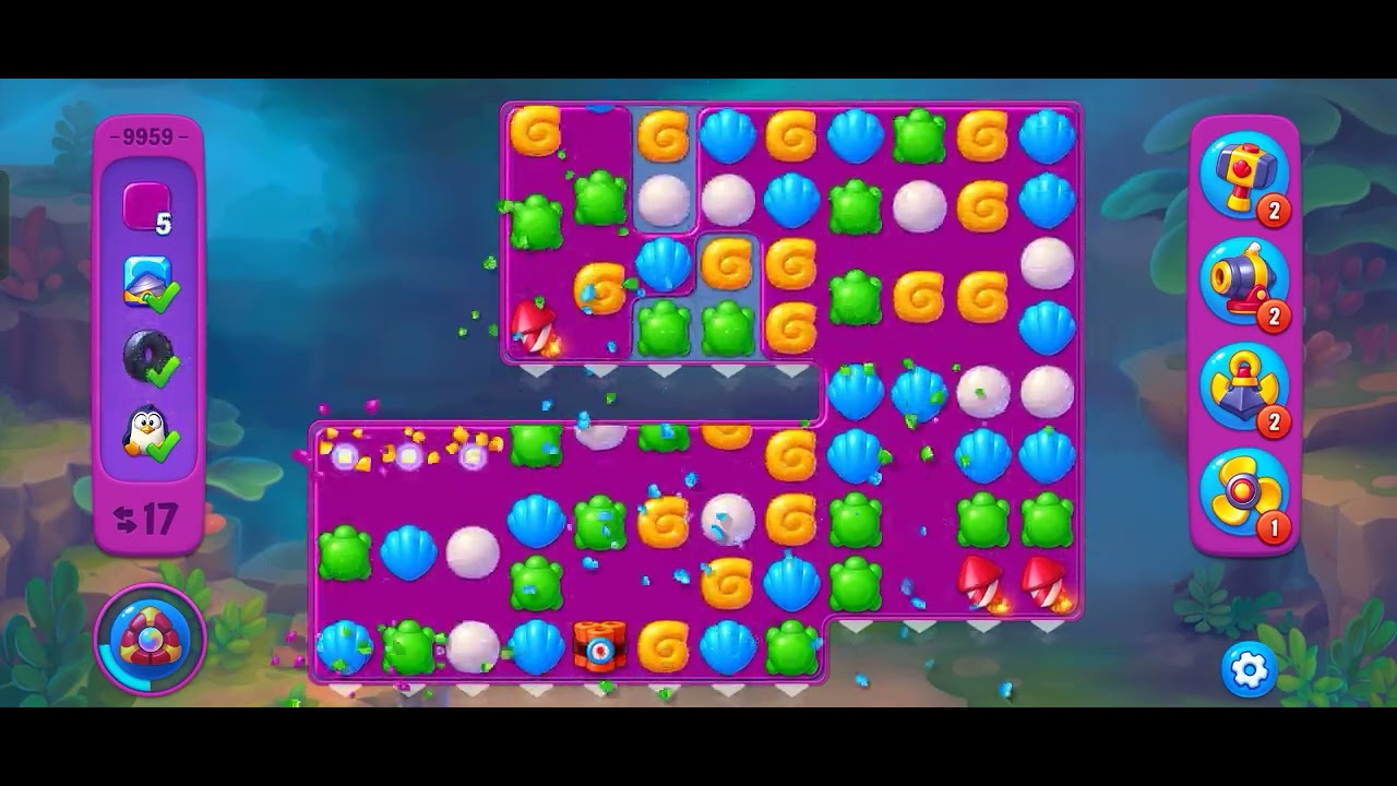 Fishdom playrix games LEVEL SUPER HARD 9959🔥💥😍💥🔥