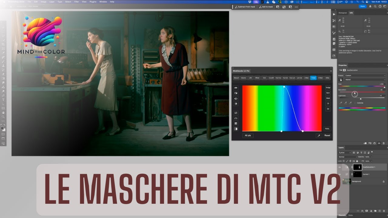 Le Maschere - Introduzione e uso con MindTheColor v2
