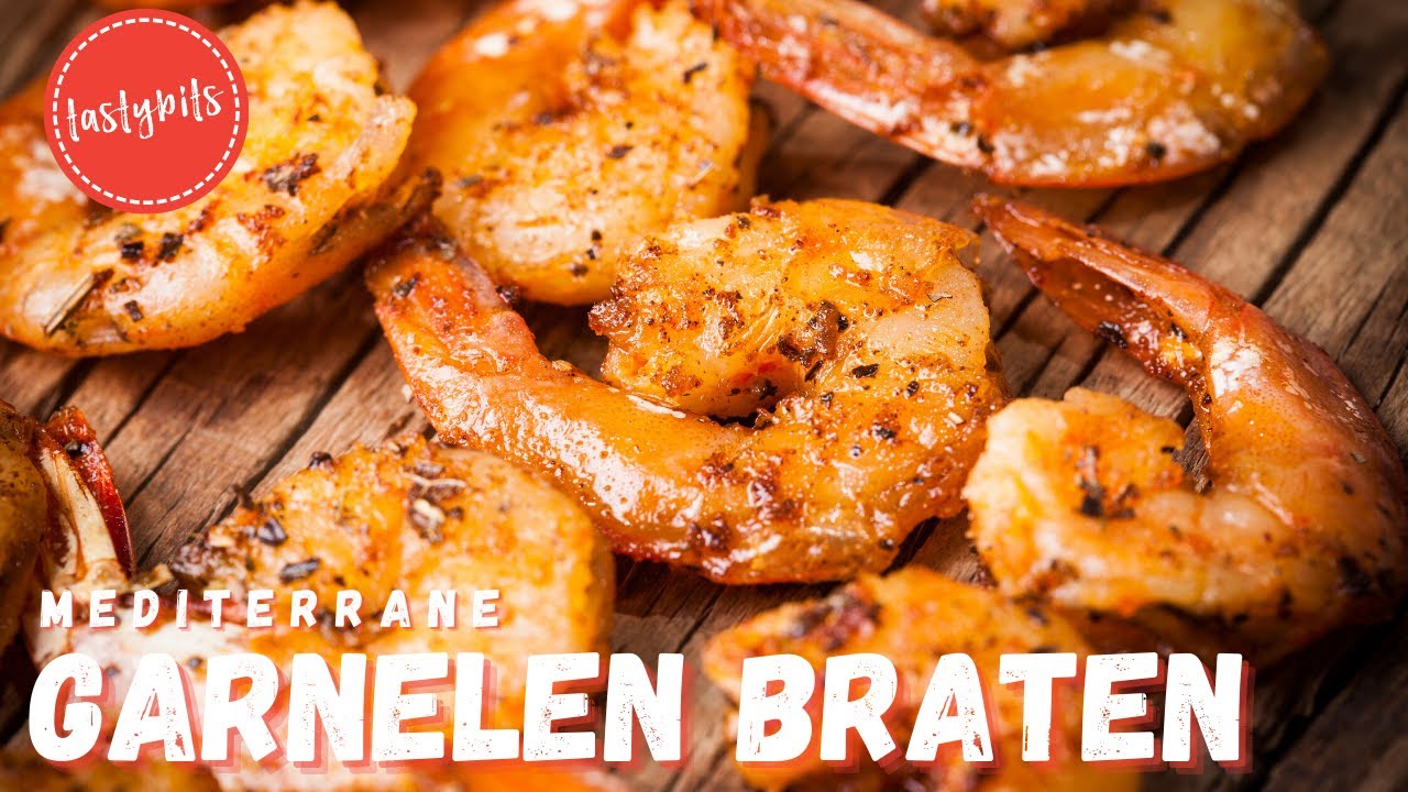 Scampi / Garnelen braten - das mediterrane REZEPT mit Chili & Knoblauch!