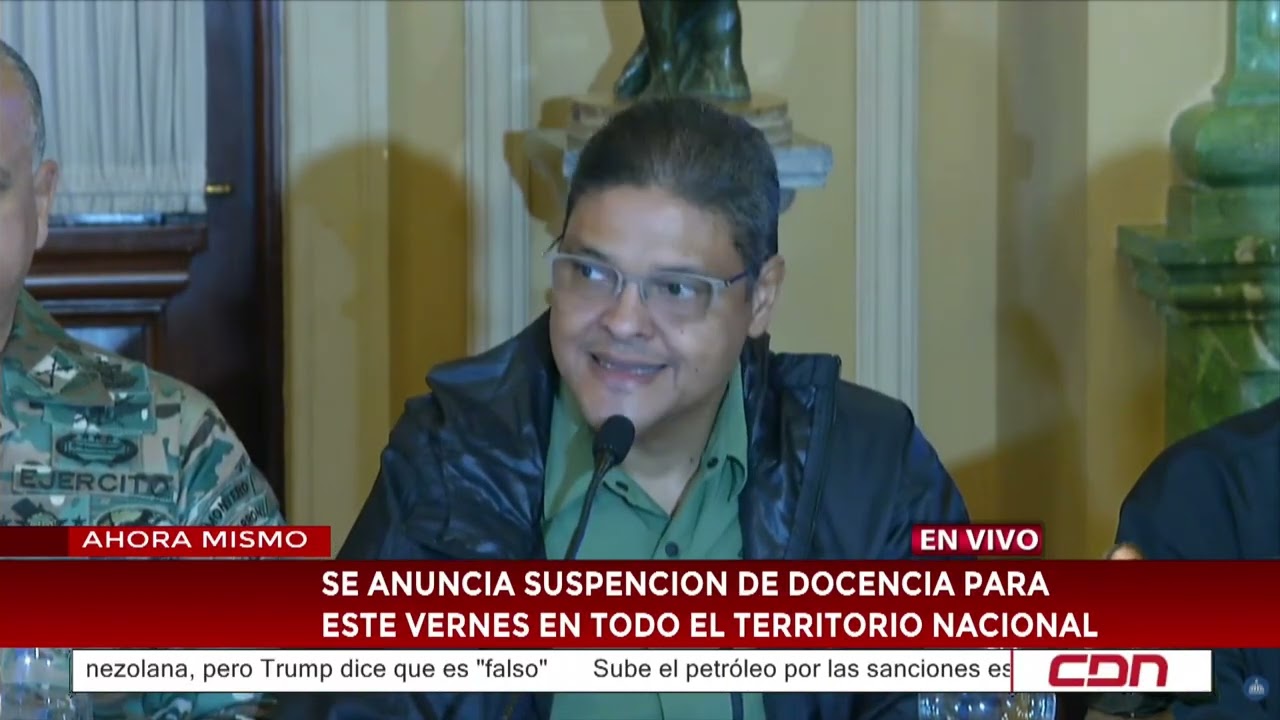 CDN en vivo | Gobierno mantiene suspensión laboral y docente por efectos de la Tormenta Melissa
