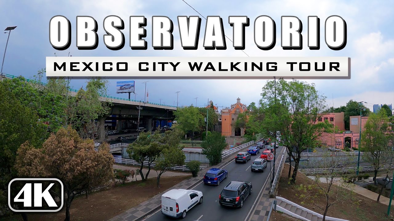 Avenida Observatorio 🇲🇽 Ciudad de México [Recorrido en 4K]