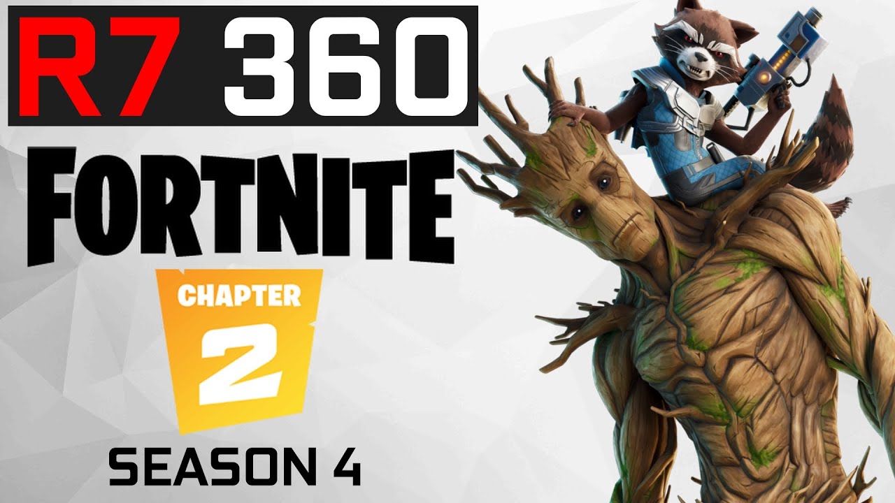 R7 360 2GB | FORTNITE Chapter 2 | SEASON 4 | 1080p | Low, Custom Settings