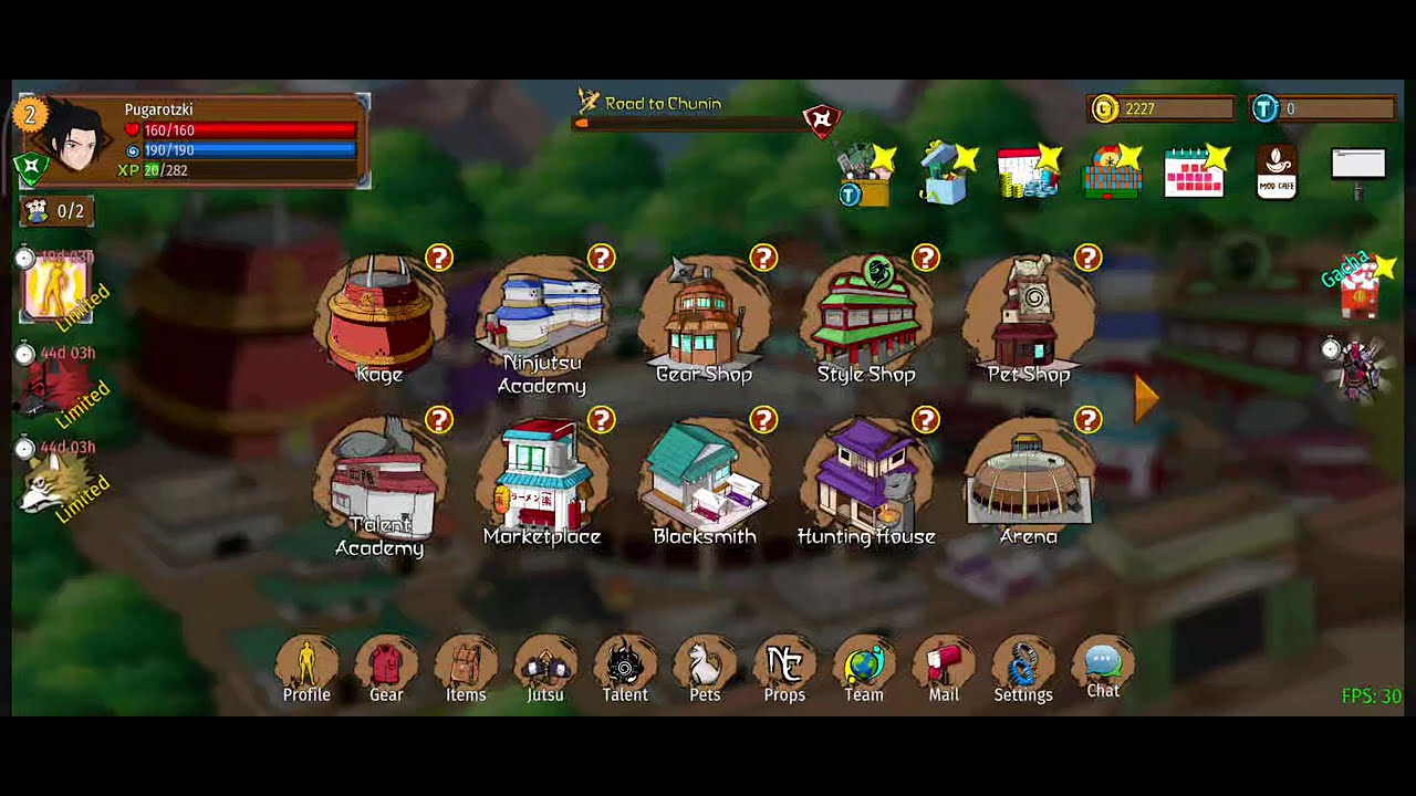 Ninja Master: A Shinobi Saga. Level 1 to 20 Grind