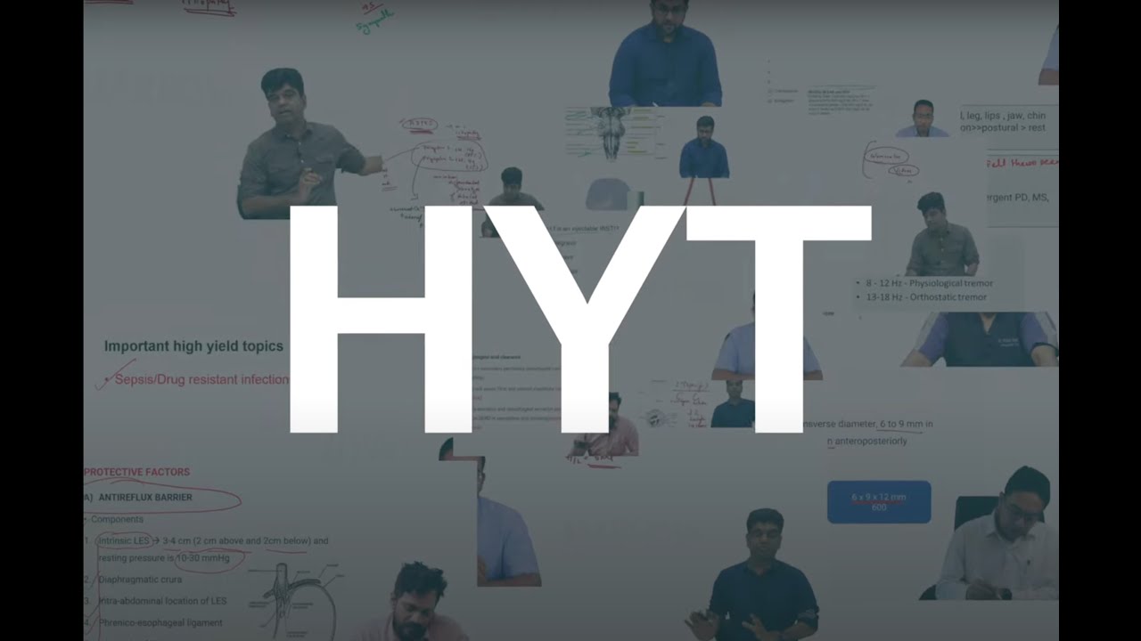 High Yield Topics (HYT) - NEET SS Medicine