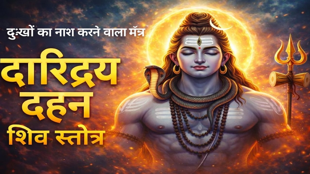 दारिद्रय दहन शिव स्तोत्र || Daridray Dahan Shiv Stotra|| Bhajan Shrot | Bhajan | Bhakti | 🔱🙏