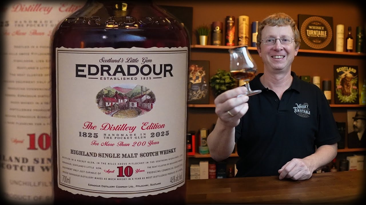 Edradour 10 Year Old 46% Vol. Издание Distillery — 200-летний юбилей