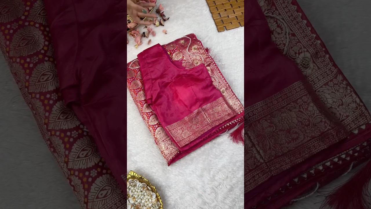 🔥गारंटी: सेम टू सेम ना मिले तो वापस | Pure Banarasi Handwork Saree | For Order : +91 88497 67436