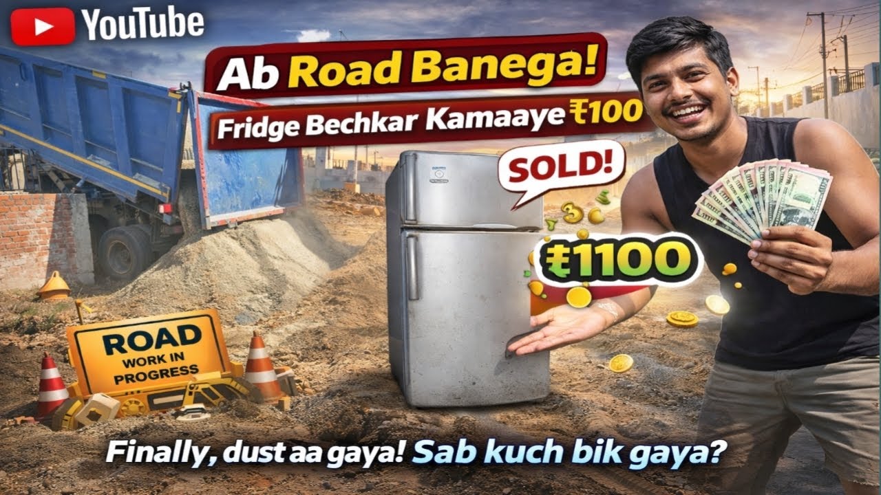 Aaj Fridge Bechkar Kamaye ₹1100 😱 | Finally Dust Aaya, Ab Road Banega!  #villagelife #rohitrevlog2