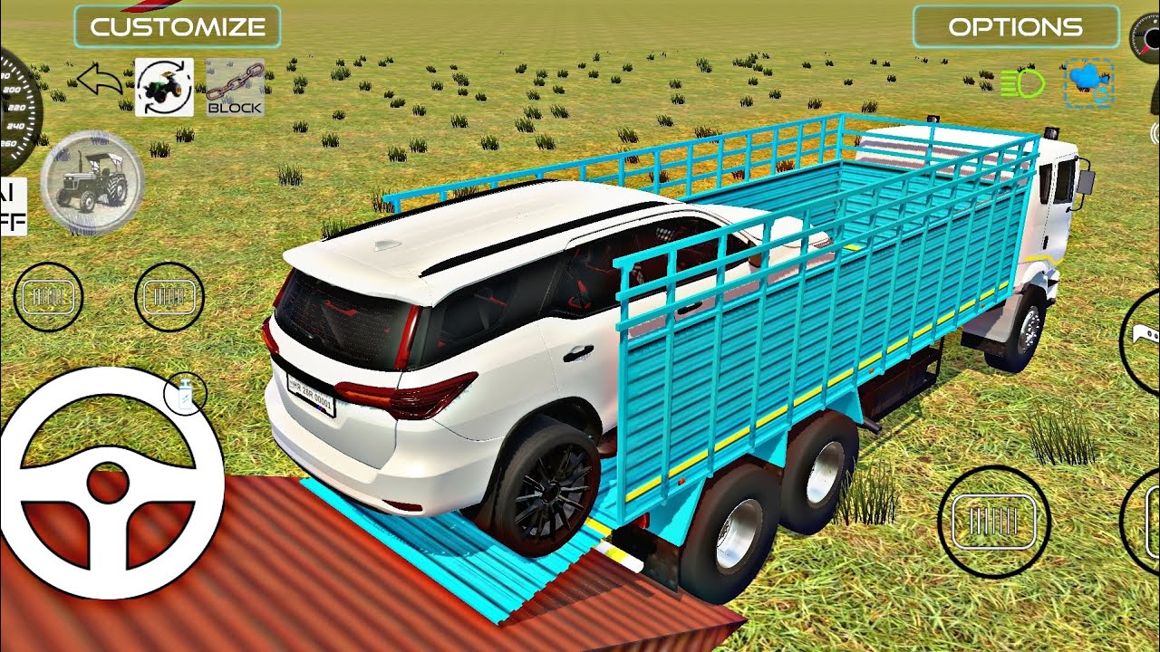 Drive Bullet and car Unloading Stone From Dumper Truck in Game 💥 #truck#bullet350#gaming#dumper#jcb