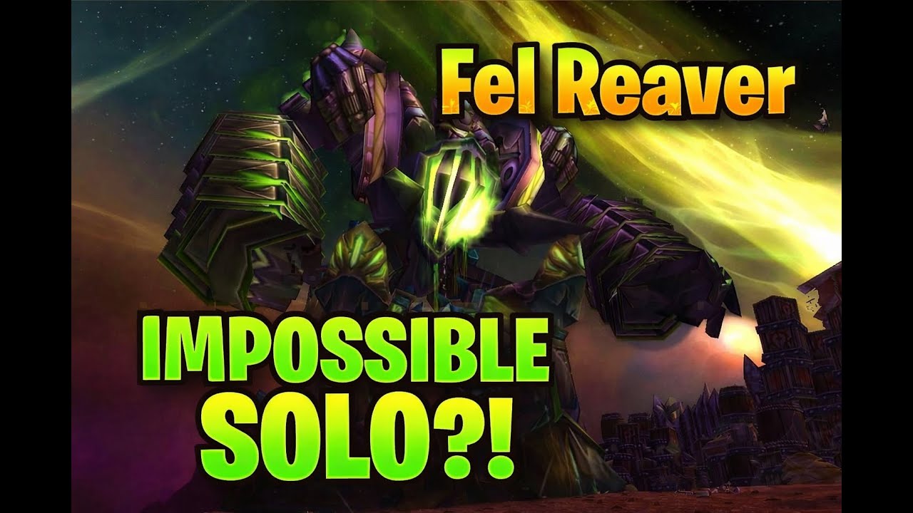 [WoW/Classic] Soloing the Fel Reaver? feat. Shattered Halls Key Quest (TBC WoW Classic)