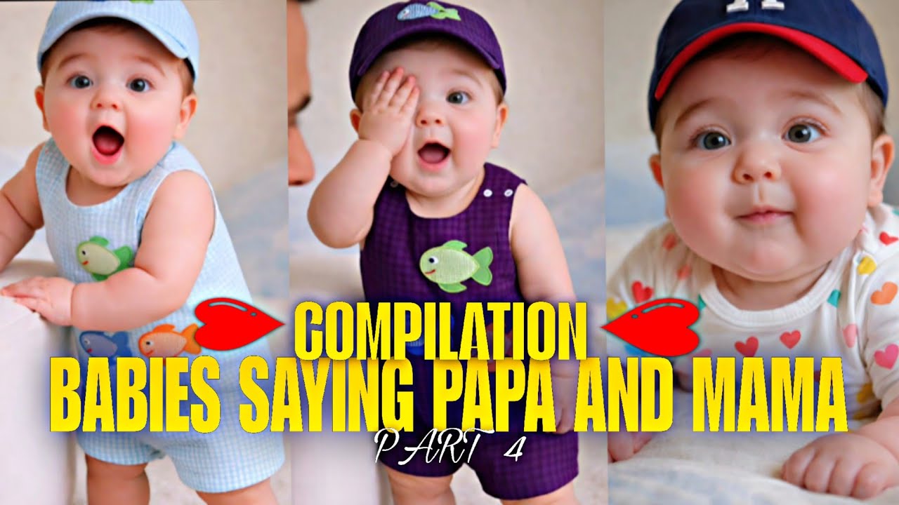 Babies Saying MAMA and PAPA for the First Time Compilation #4 | Cutest Baby Moments ❤️