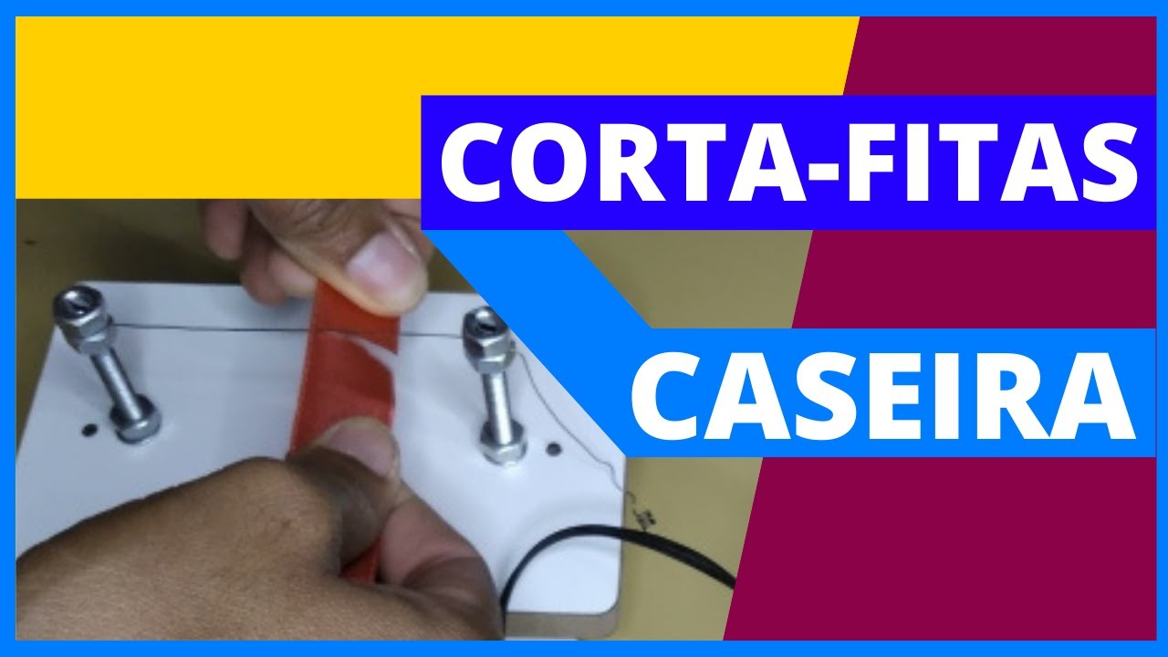 Como fazer uma máquina seladora ou corta-fitas 100% artesanal.