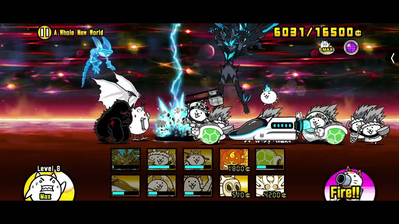 The Battle Cats - Zero Field 2 Crowns | A Whole New World (version 15.0)