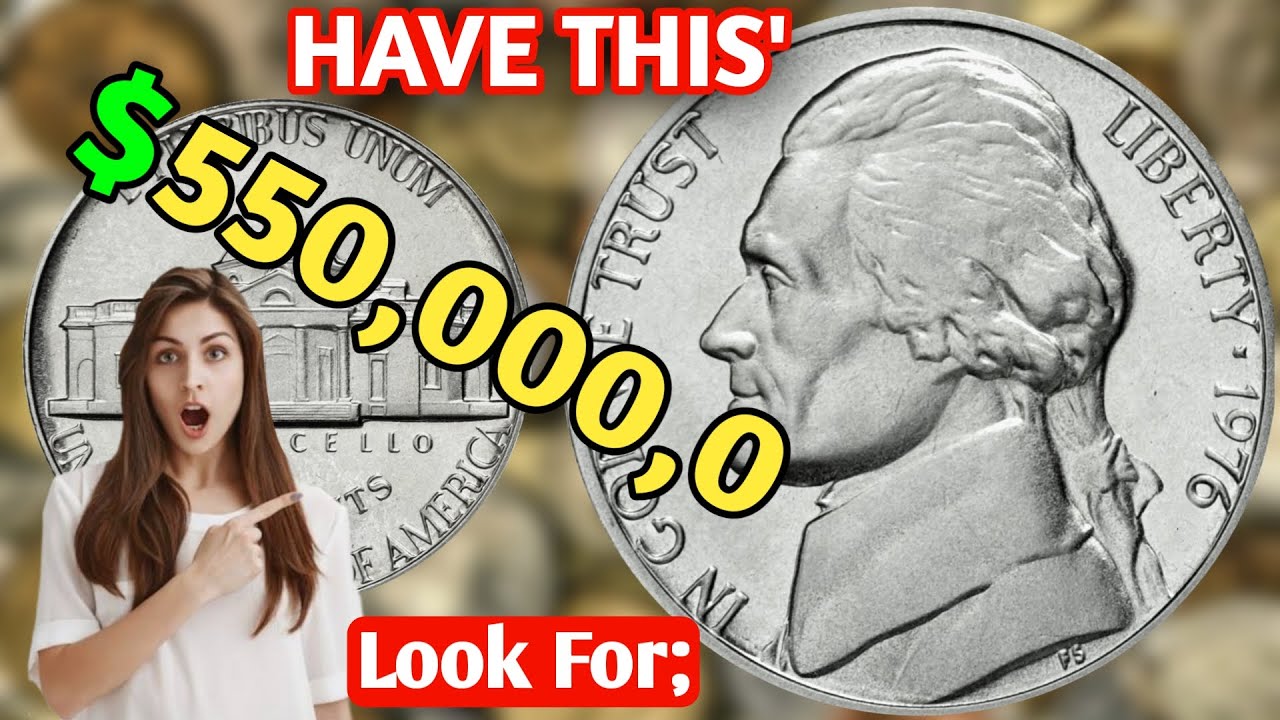 Никель 1976 года без отметки монетного двора | Сколько сегодня стоит никелевый 5-центовый никелев...