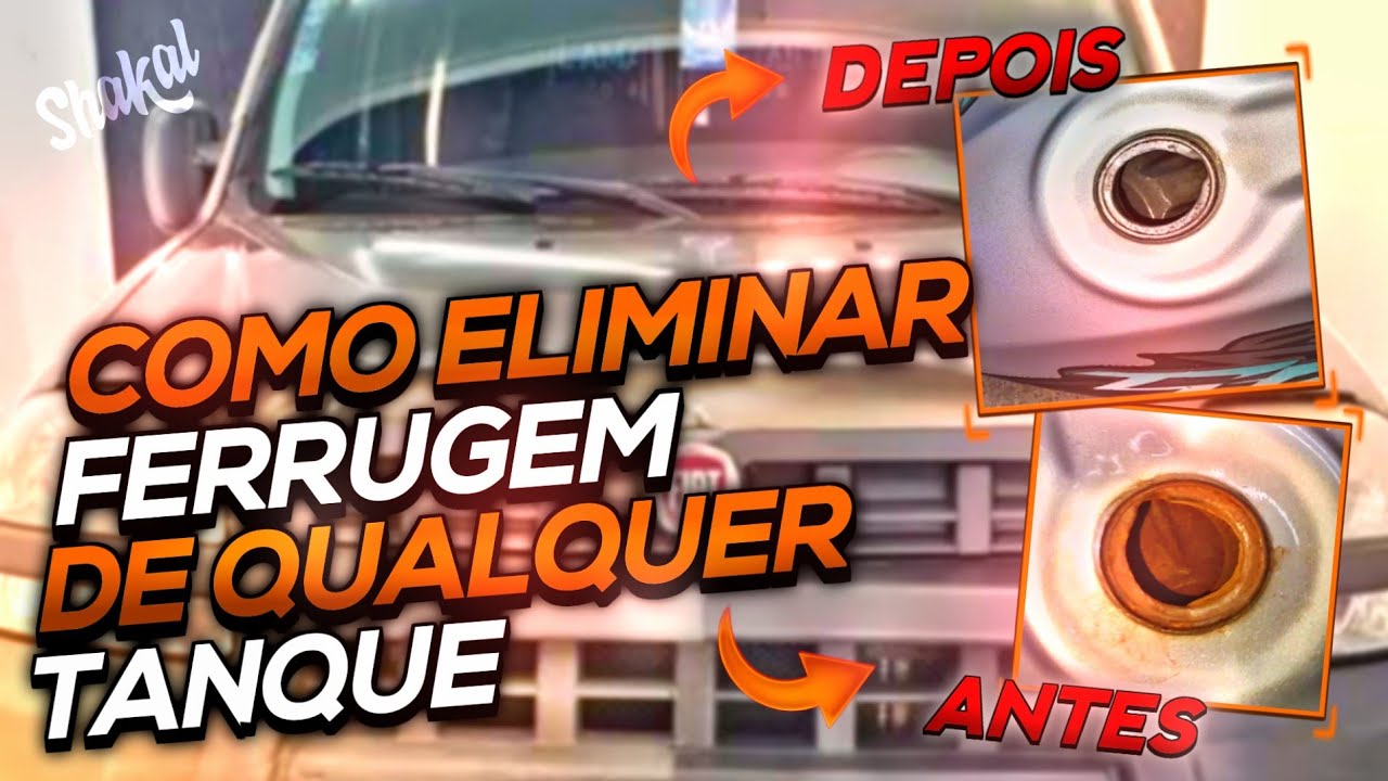 Como acabar com a Ferrugem de qualquer Tanque de Combustível.