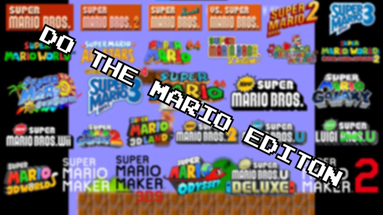 Super Mario Bros. Theme Ultimate Mashup (Mainline Series) (w/ Do The Mario)