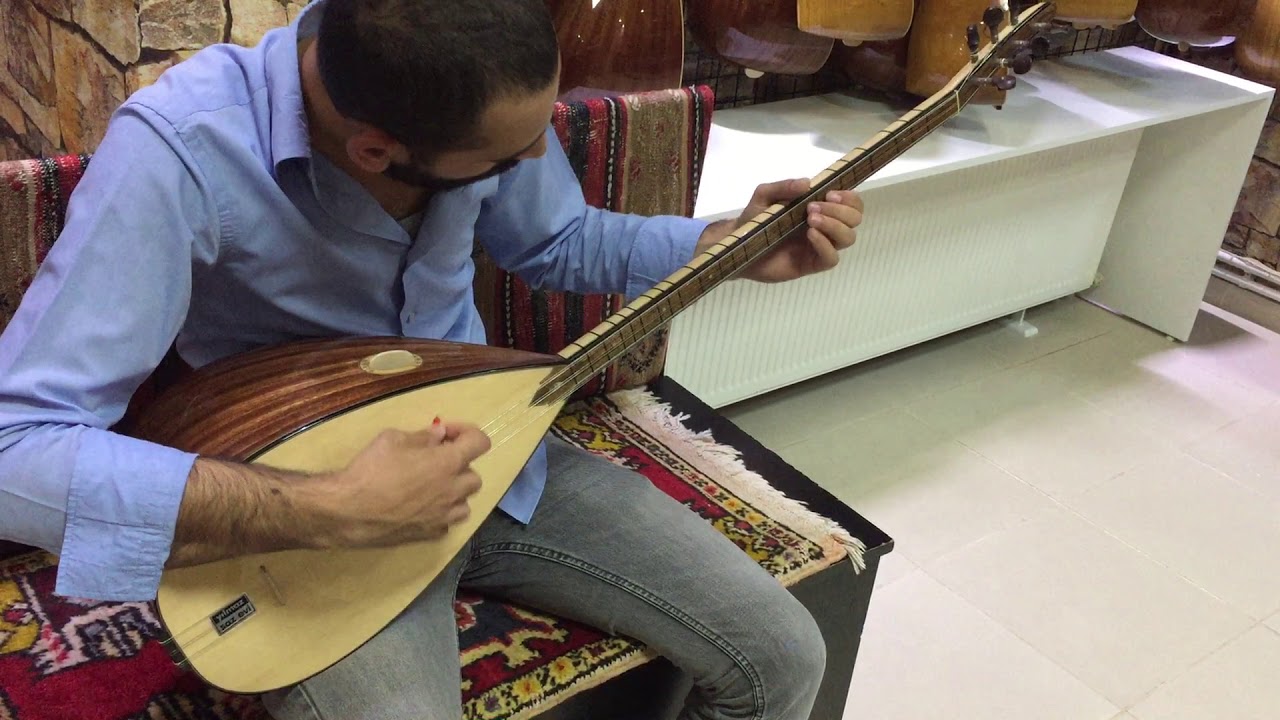 Maun Klavyeli Uzun Sap Bağlama - Yılmaz Saz Evi İstanbul Kartal