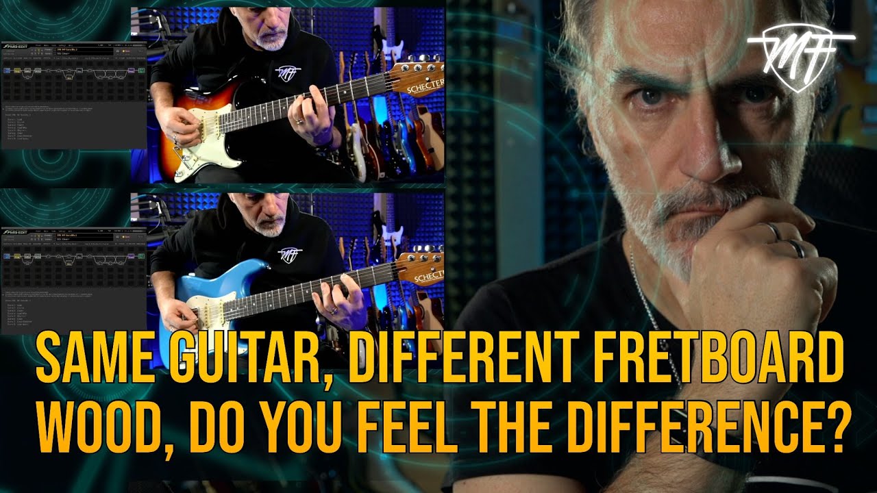 Same guitar, different fretboard wood, do you feel the difference?