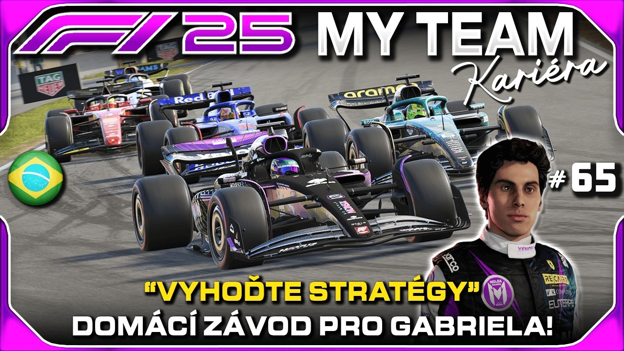 Domácí Závod pro Bortoleta! (a vyhoďte stratégy) #65 | F1 25 My Team Kariéra CZ Let's Play