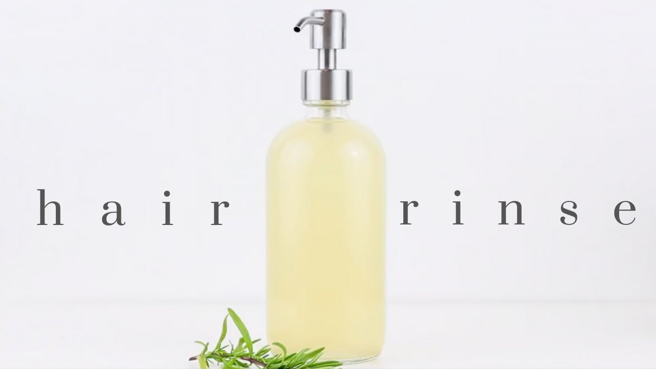 DIY Rosemary Hair Rinse | Apple Cider Vinegar Hair Rinse