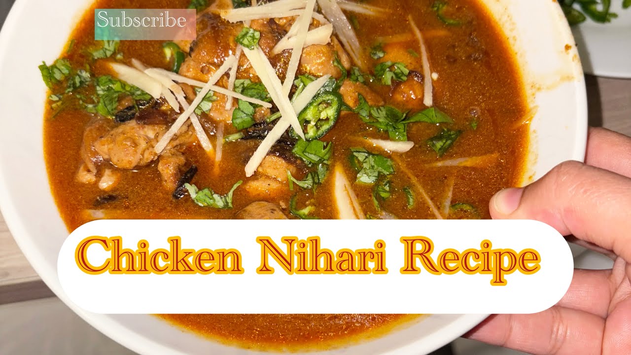 Chicken Nihari Recipe | Easy and quick recipe with shan masala 🤤🤤