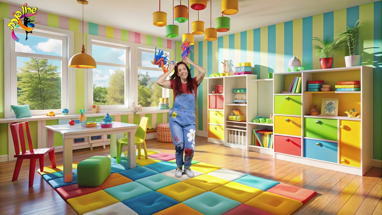 משחקים לילדים בתנועה - ריקוד עם מקלות בקצב לטיני