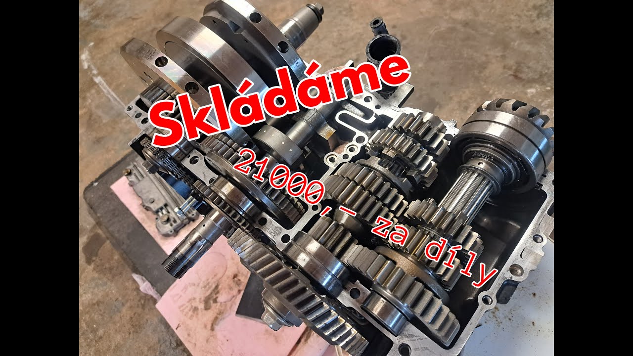 Suzuki Intruder m1800r - část 2 - výměna ozubených kol