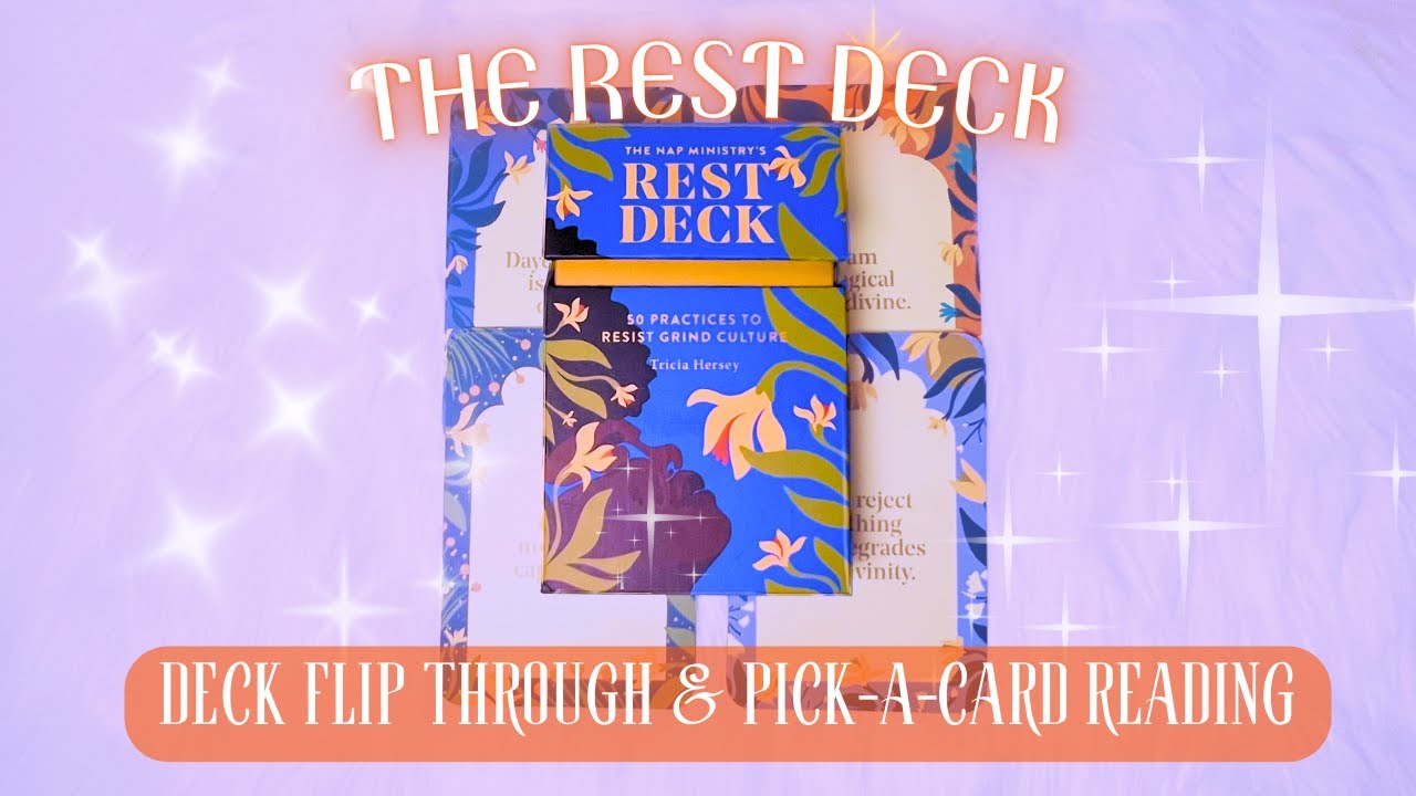 The Nap Ministry&rsquo;s REST DECK by Tricia Hersey &spades; FLIP THROUGH &spades; & Timeless PICK-A-CARD READING &infin;