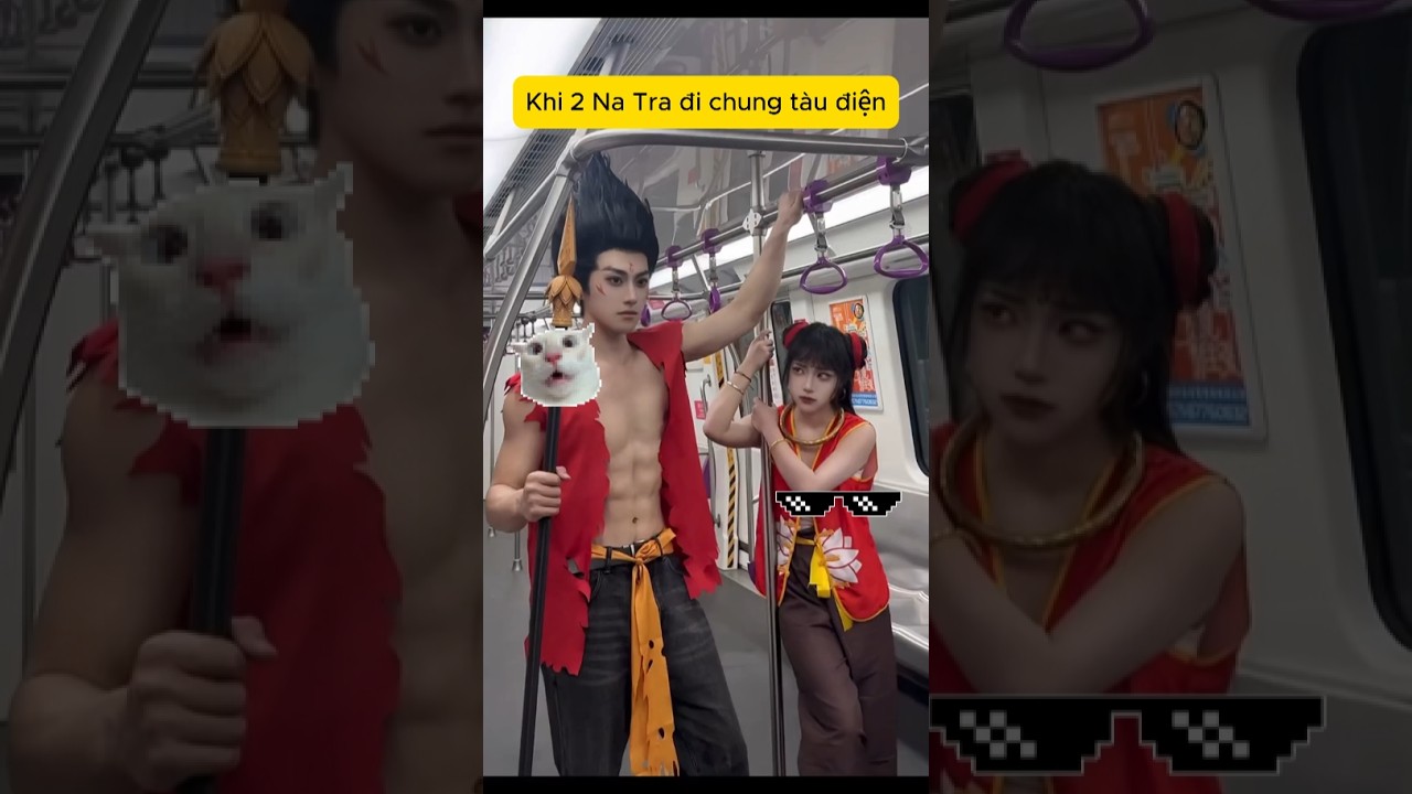 Na Tra lớn đơ mặt lu&ocirc;n, w&ecirc; qu&aacute; đi #natra #cosplay #anime #nezha #natra2 #nezha2  #animegameycosplay
