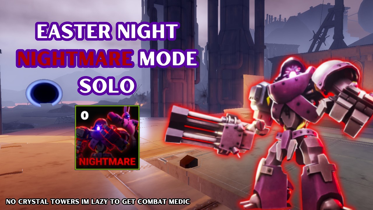 TDX Solo Easter Night Nightmare Mode | Easter Event 2026 Part 2