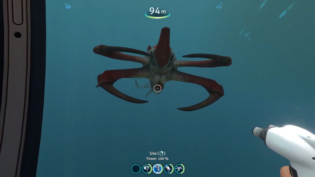 Subnautica building a base in the reaper area...