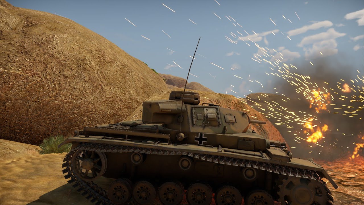 War Thunder Realistic Battle Panzer III J Desert Fox