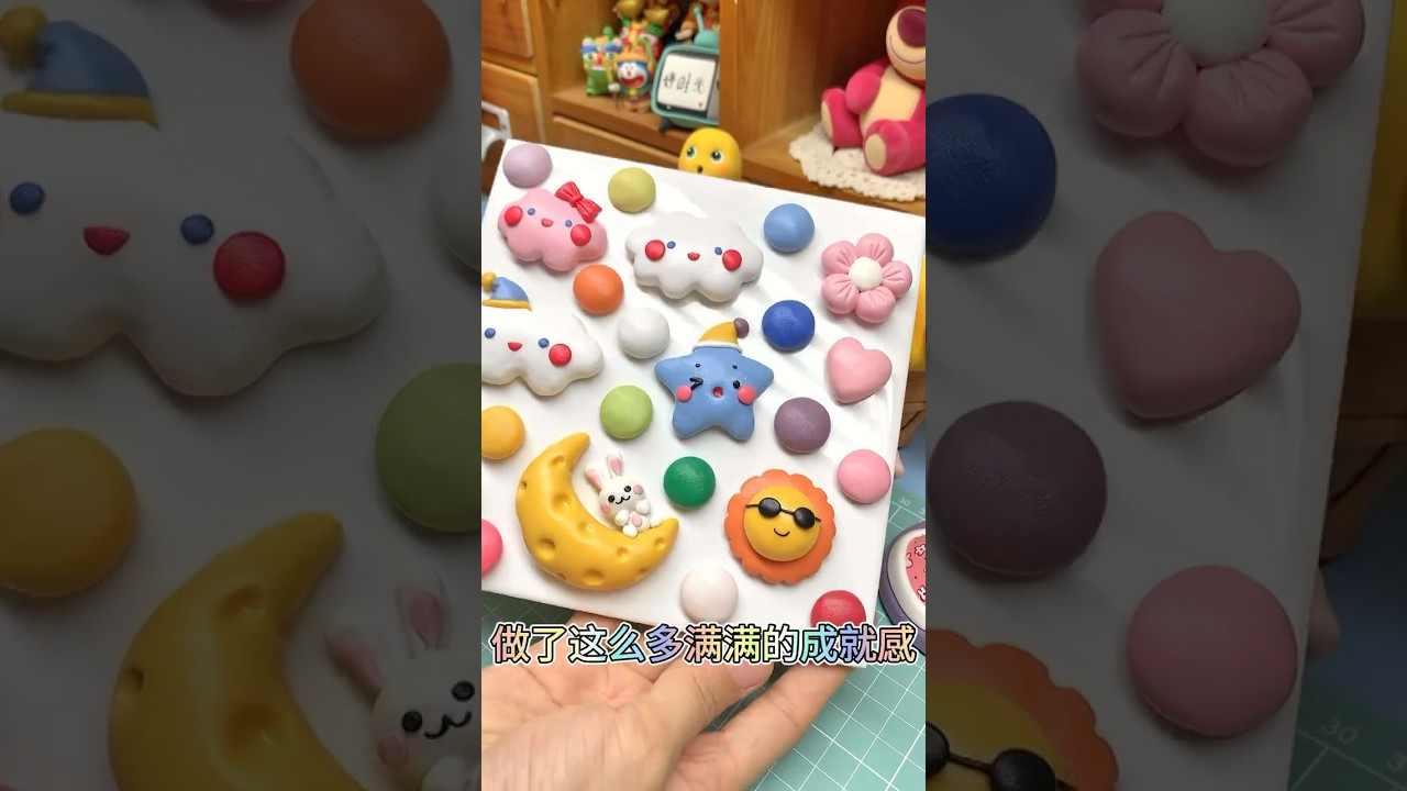 ❣️🍄❣️#diy #clay #kawaii #squishy #cute 💗🧋💗