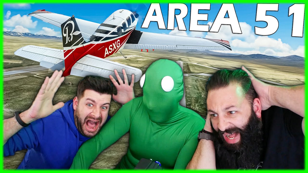 ΒΡΗΚΑΜΕ ΕΞΩΓΗΙΝΟ ΣΤΗΝ AREA 51! | Flight Simulator #4 | TechItSerious