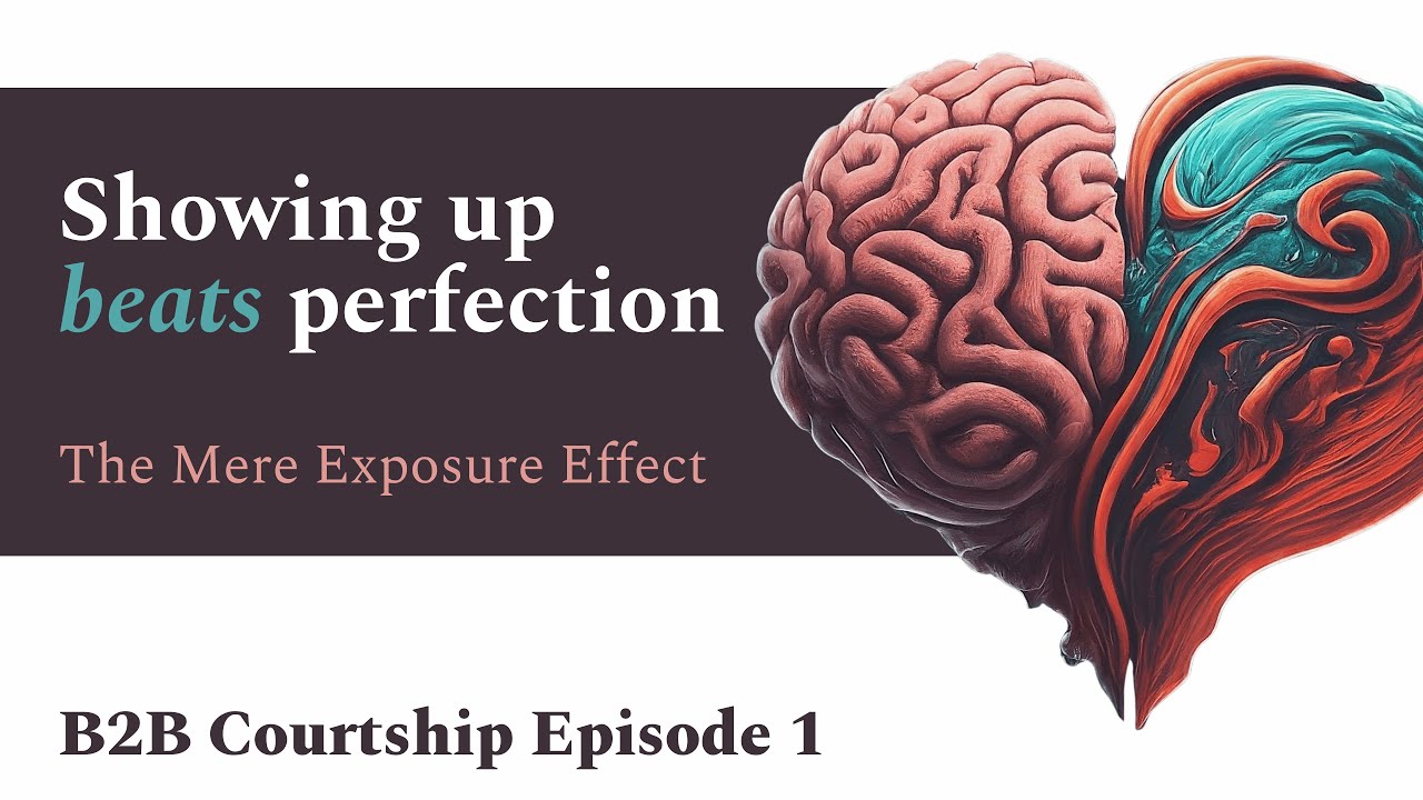 Showing Up Beats Perfection. The Mere Exposure Effect.
