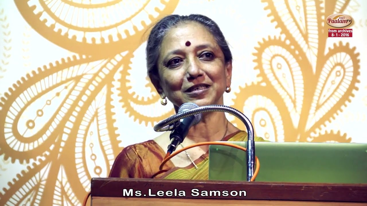 ANUBHAV FESTIVAL - Lecture Demonstration by Ms.Leela Samson on Natya Anubhavam