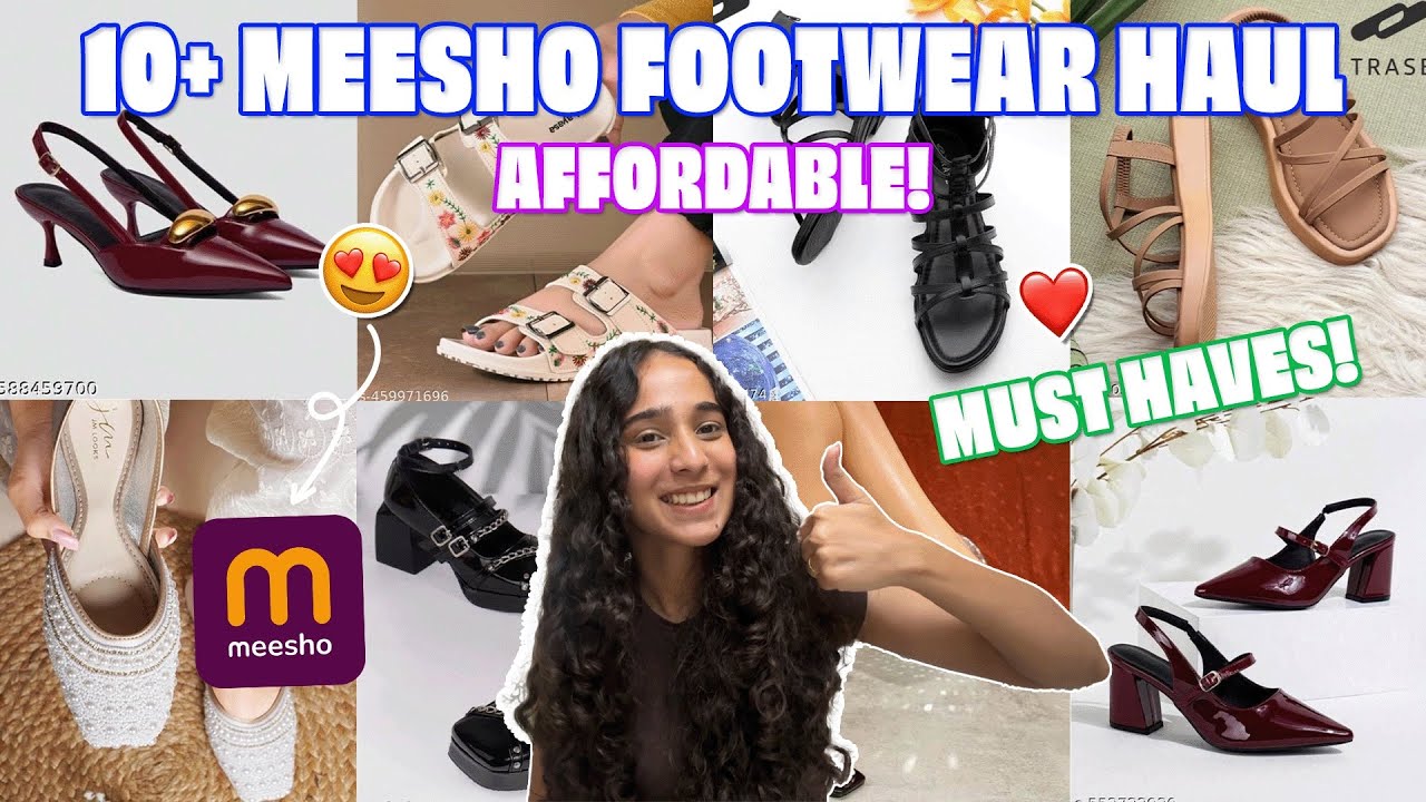 *HUGE* MEESHO FOOTWEAR HAUL | AFFORDABLE | HEELS, FLATS | MUST HAVE❤️🔥