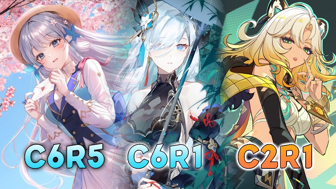 🐋 C6R5 Ayaka HYPERCARRY! 🐋 (feat. C6 Shenhe, C2 Xilonen, C2 Kazuha) | v5.1 Abyss Floor 12!