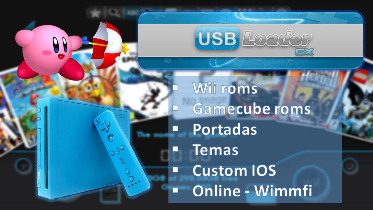 Mejor versión de Usb Loader GX para Wii. Todos tus juegos + portadas + temas + online + gamecube.