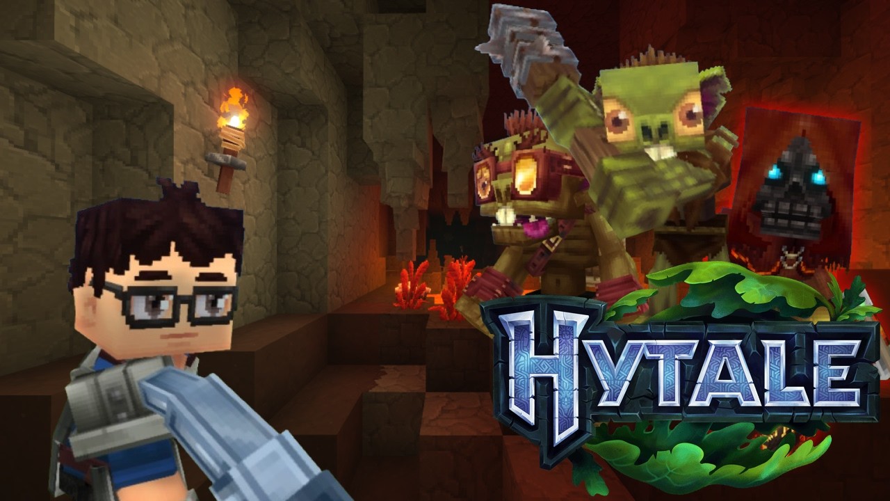 MINERANDO EM CAVERNAS PROFUNDAS! - Hytale #11